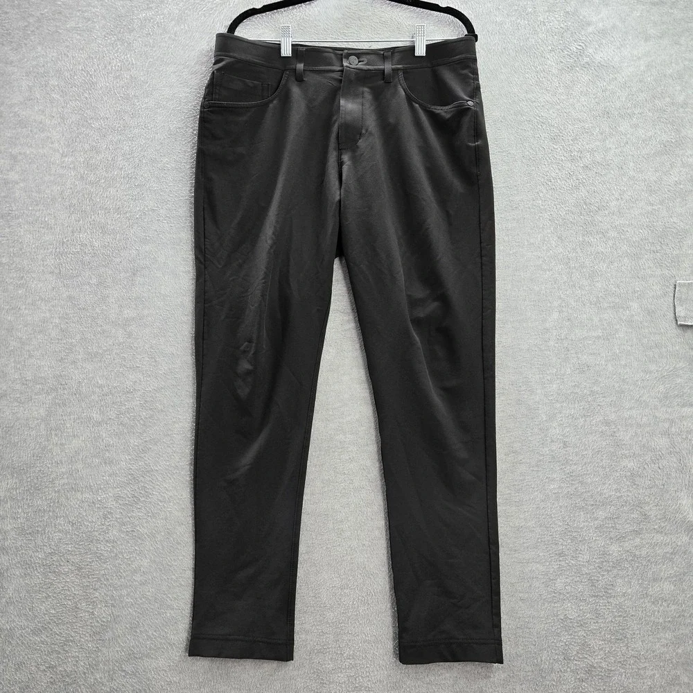 Public Rec Men Pants 32/30‎ Black Logo 28